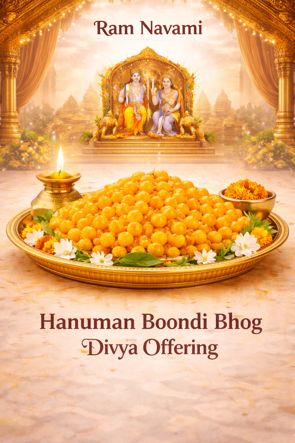 Hanuman Boondi Bhog Divya Offering