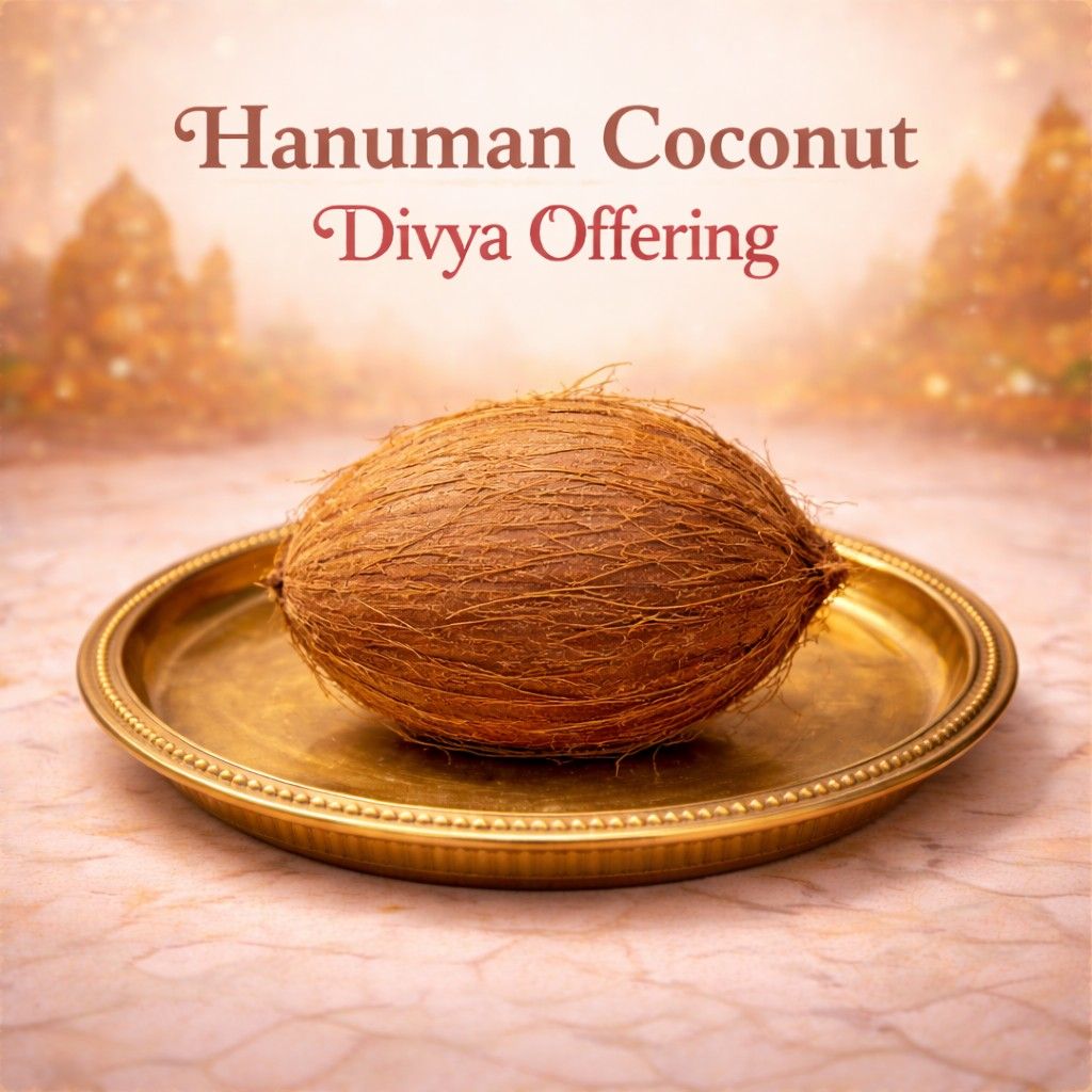 Hanuman Coconut Divya Offering