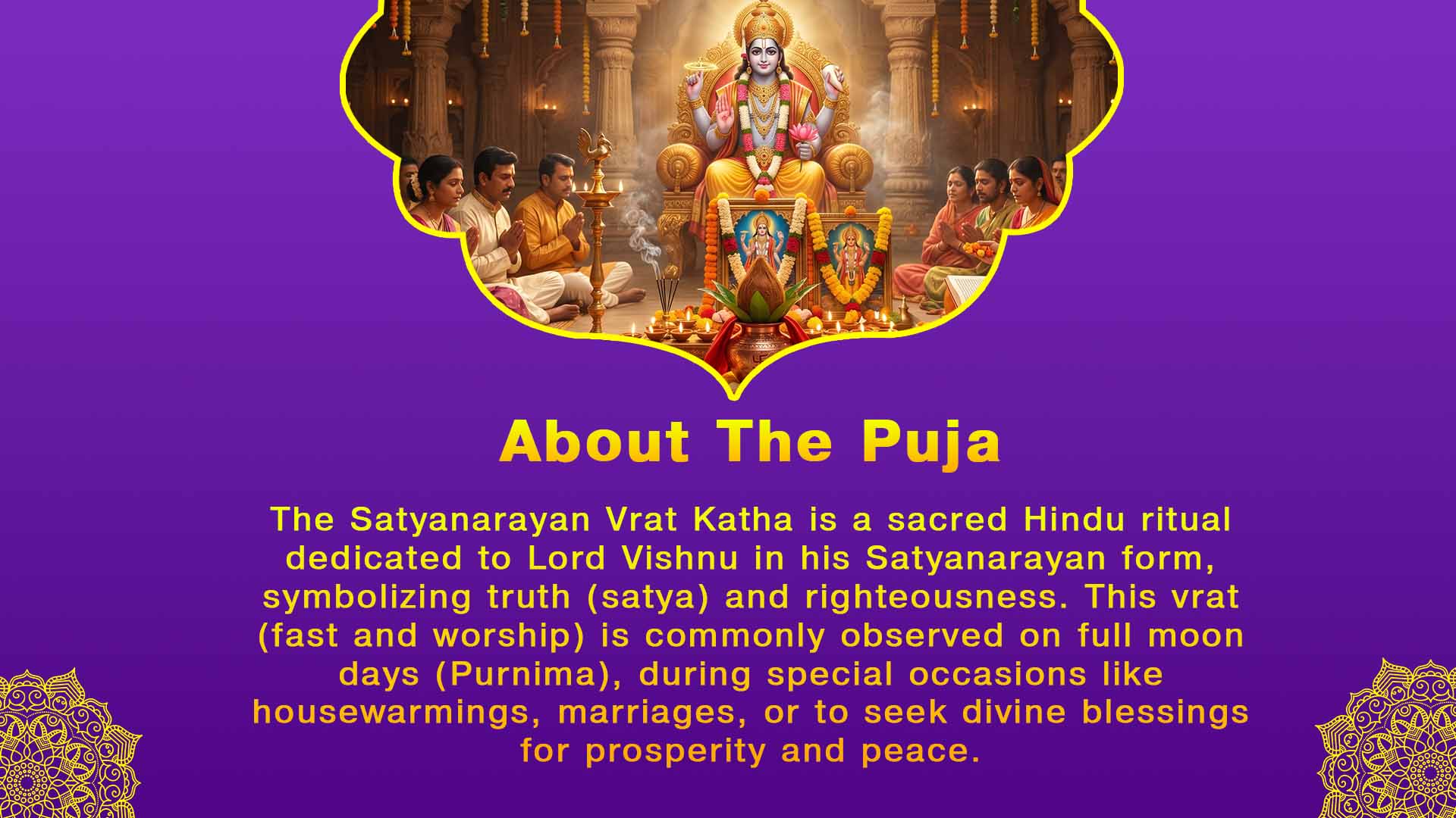 Purnima Special Satyanarayan Vrat Katha &Vishnu Sahasranama Paath