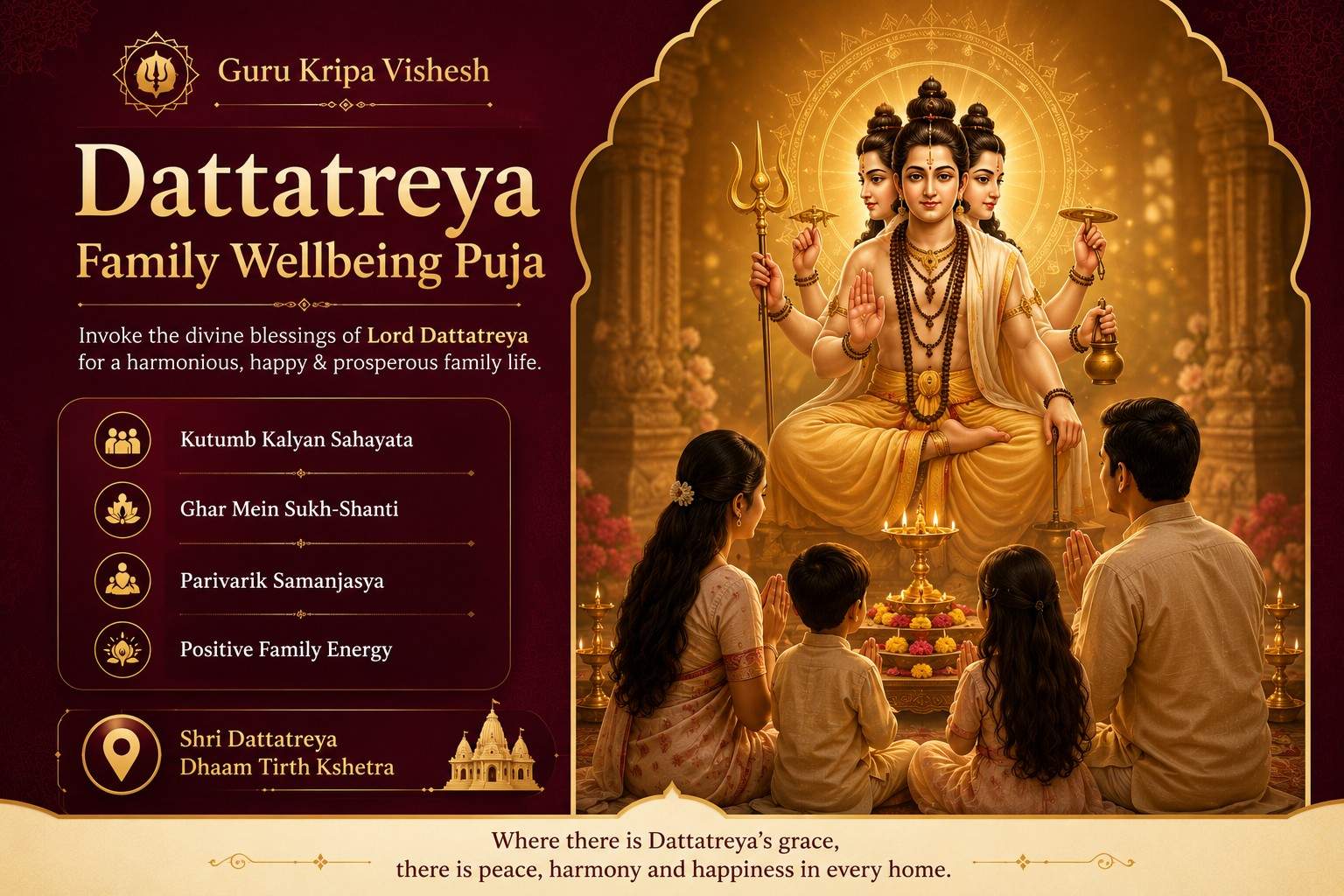 Dattatreya Family Wellbeing Puja