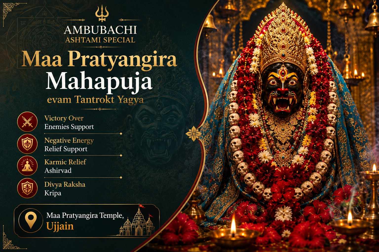 Maa Pratyangira Mahapuja evam Tantrokt Yagya