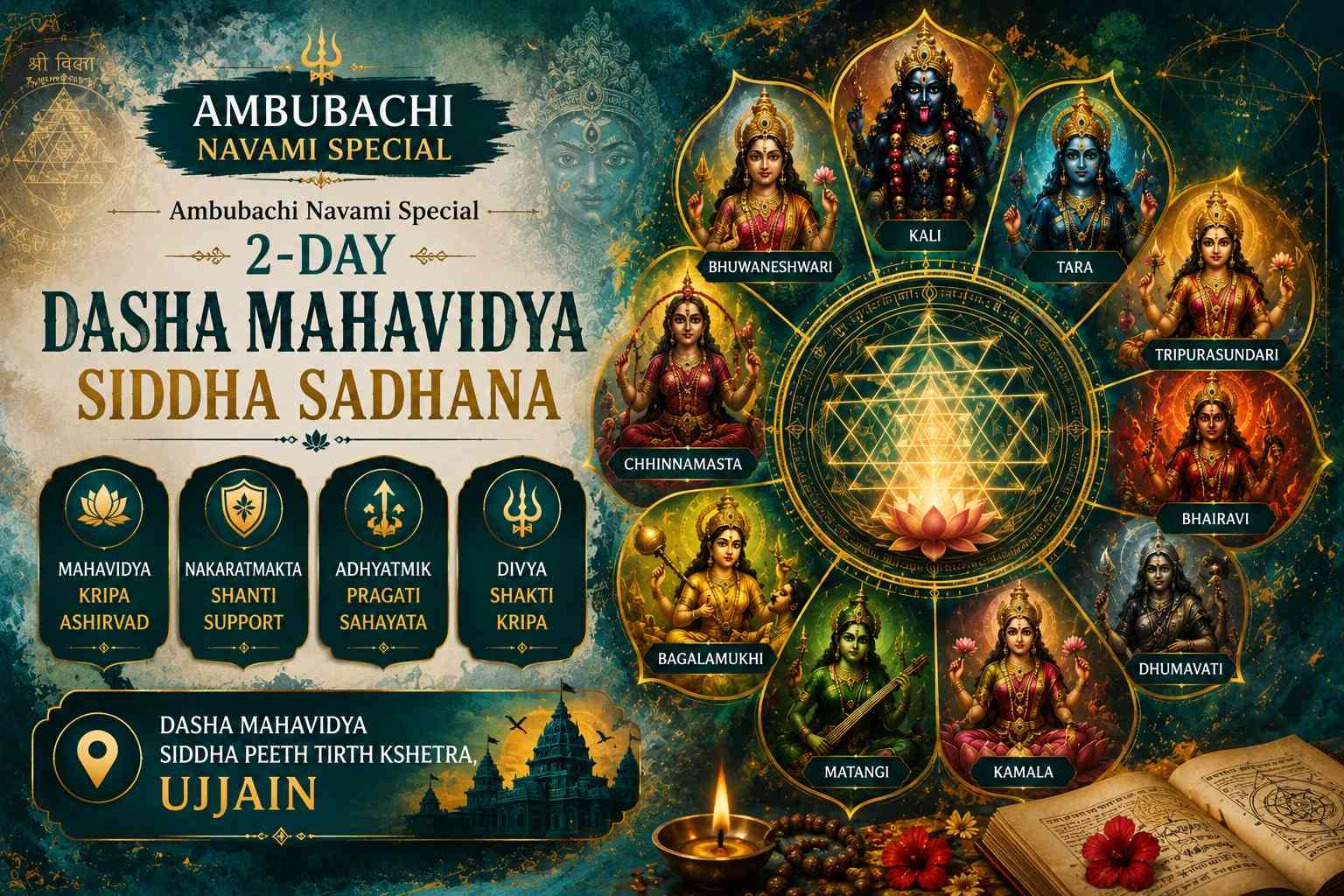 Ambubachi Navami Special 2-Day Dasha Mahavidya Siddha Sadhana