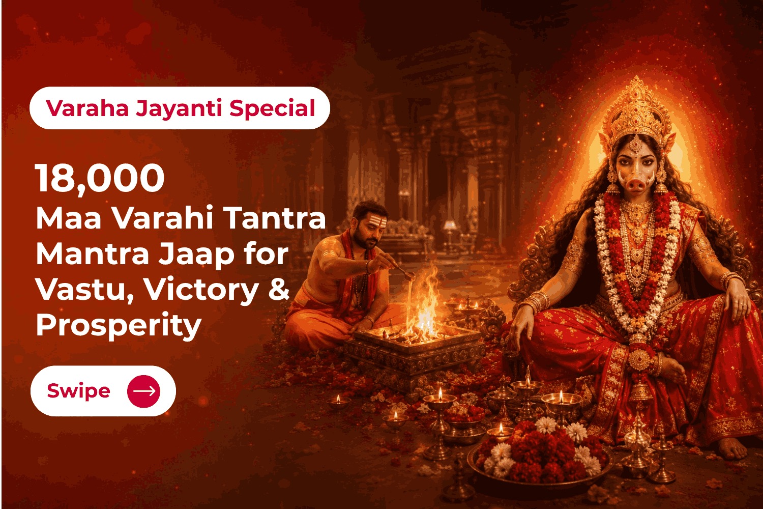 18,000 Shri Varaha Mool Mantra Jaap & Vishnu Mahayagya for Wealth, Land & Property Growth