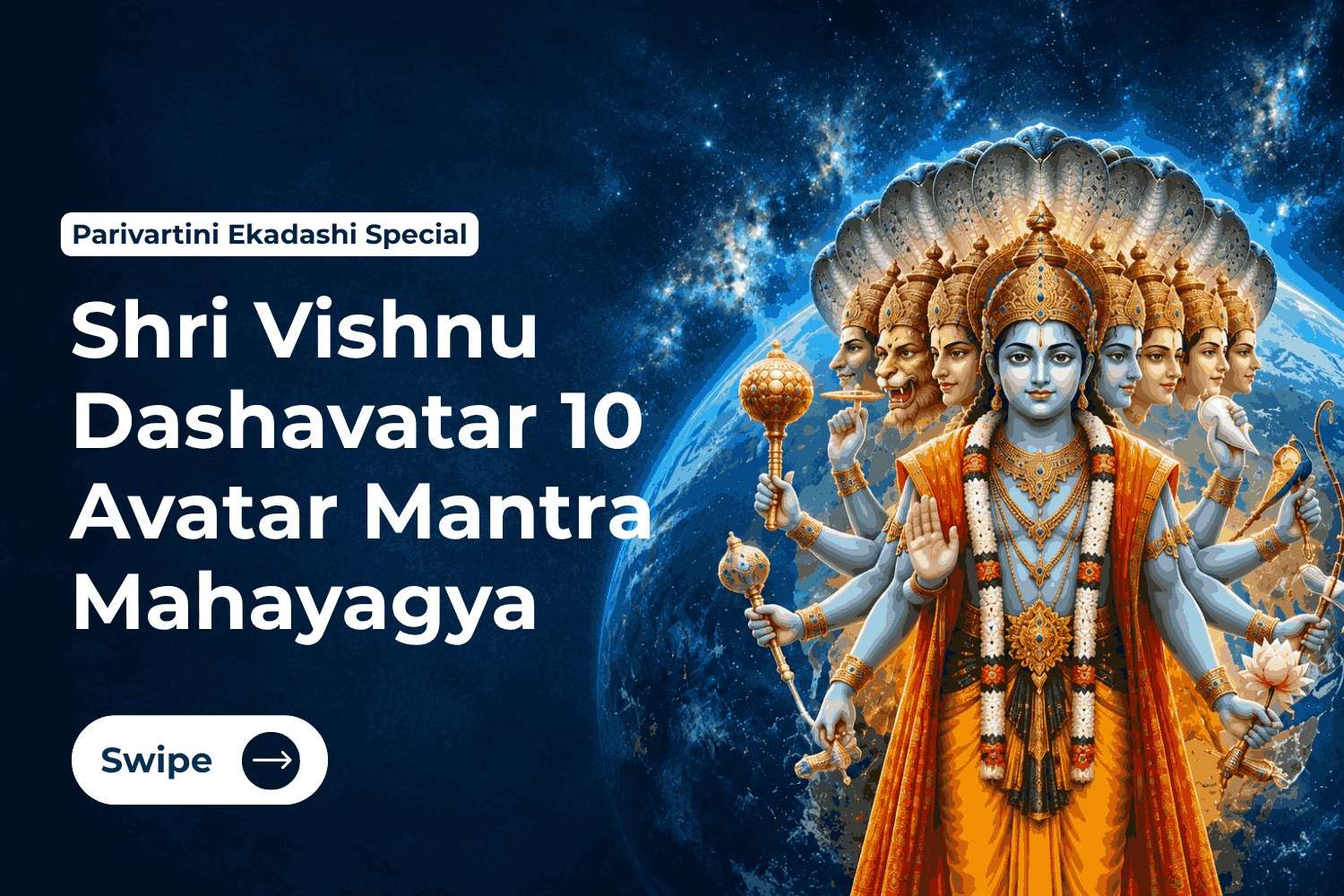 Shri Vishnu Dashavatar 10 Avatar Mantra Mahayagya