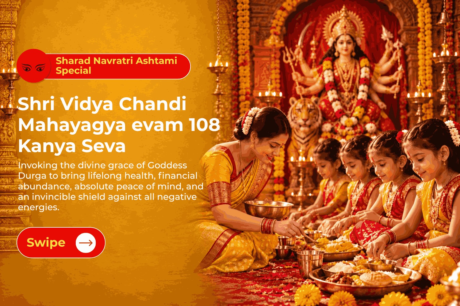 Shri Vidya Chandi Mahayagya Evam 108 Kanya Seva